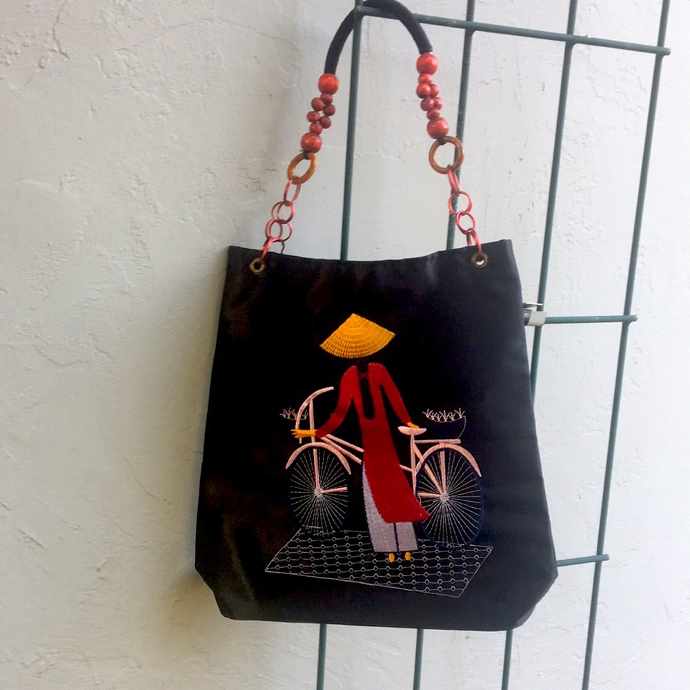 Vietnam Black Tote Bag